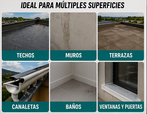 SELLADOR IMPERMEABLE ANTIFILTRACIONES | AQUAFIX PRO™