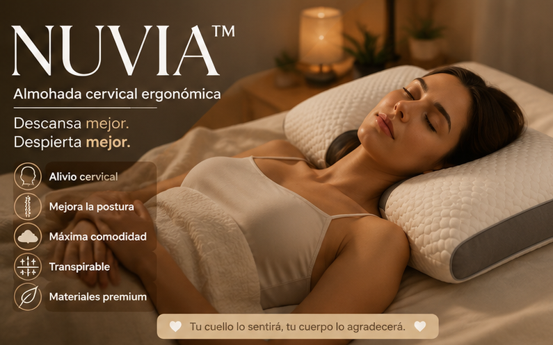 2X1 ALMOHADA TERAPÉUTICA CERVICAL | NUVIA™