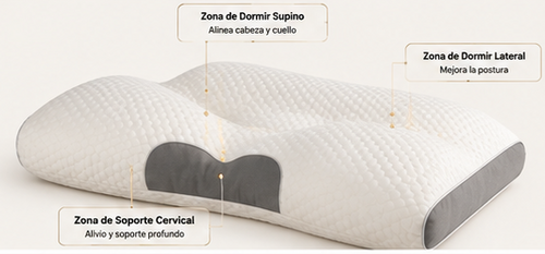 2X1 ALMOHADA TERAPÉUTICA CERVICAL | NUVIA™