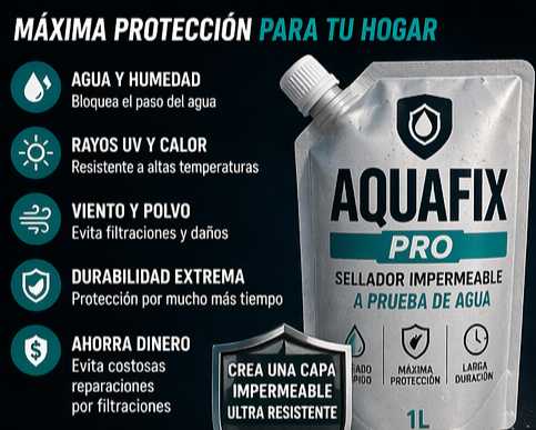 SELLADOR IMPERMEABLE ANTIFILTRACIONES | AQUAFIX PRO™